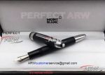 Perfect Replica Montblanc Stainless Steel Clip Black Meisterstuck Fountain Pen